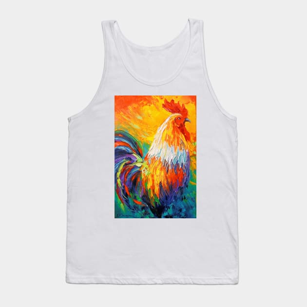 Rooster Tank Top by OLHADARCHUKART